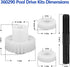 360290 Right Drive Kit Pool Cleaner Replacement Parts Bearings for Pentair Kreepy Krauly Rebel & Kreepy Krauly Warrior Pool Automatic Suction Clea...