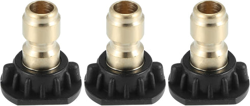 X AUTOHAUX High Pressure Washer Spray Nozzle Tips Quick Connector Black 3 Pcs...