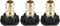 X AUTOHAUX High Pressure Washer Spray Nozzle Tips Quick Connector Black 3 Pcs...
