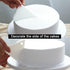 Anvin Cake Scraper Smoother Cake Icing Tool Set, Plastic Scraper Cake Frosting Scraper Smoother Combo for Buttercream Edge Decorating Cake Smoothe...
