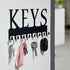 HappyHapi Key Holder Wall Mount, Metal Key Holder for Wall Decorative with 8 Key Hooks, Key Organizer Rack Hanger for Home, Entryway, Front Door, ...