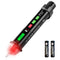 Voltage Tester - 2024 Professional Electrical Tester with LED Light, Non Contact Voltage Tester with Temperature Display, Battery-Operated Electri...