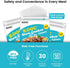 KOOC Slow Cooker Liners 10x13 inch 30 count Small Size Disposable Pot Liners Cooking Bags Fit 1.5QT to 2QT Pot BPA Free Fresh Locking Seal Design...