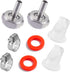Stainless Steel 304 Beer Keg Coupler Fitting & Check Valve & Beer Washer Gasket,Beer Keg Coupler Accessories Kit for Sankey Couplers D Type Couple...