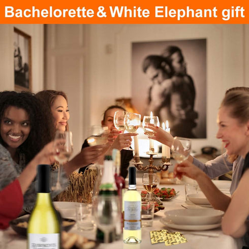 Wine Stoppers Set of 8, White Elephant Gifts Gag Gifts for Women Wine Gifts Wine Accessories Stocking Stuffers for Adults...