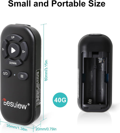 Bluetooth Remote Control for Teleprompter?Compatible ONLY with Desview Teleprompters?Battery Not Included?...