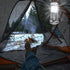 Solar Camping Lantern with Fan,Rechargeable LED Lanterns Charging for Phone, Battery Operated Light for Hurricane Power Outage Tent Emergency Camp...