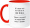 3dRose mug_224220_5 If a man says he will fix it he will - Two Tone Red Mug, 11oz...