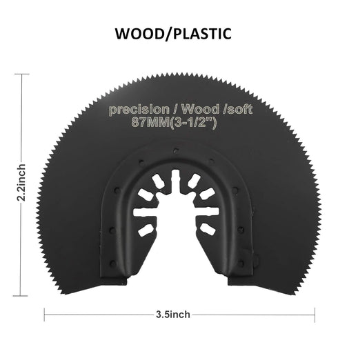23 PCS Metal Wood Oscillating Multitool Saw Blades, Fit Porter Cable, Black & Decker, Craftsman, Ridgid, Ryobi, Milwaukee, Dewalt, Rockwell Chicag...