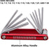 Chrome Vanadium Steel Wrench Set, 10-Piece, Includes Sizes T-6 to T-30...
