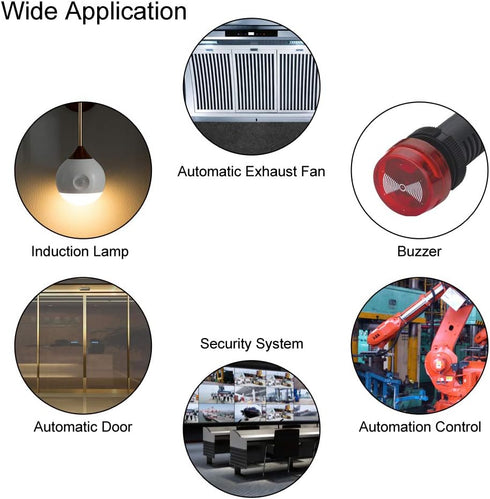 6PCS RCWL-0516 Microwave Radar Motion Sensor Module for Arduino ESP8266 Nodemcu Wemos Smart Switch Module Human Body Induction Detector 5-7M Dista...