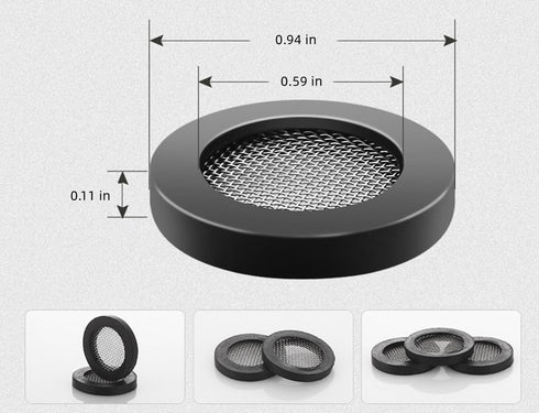 15 Pieces Stainless Steel Filter Hose Washers Inlet Hose Screen Washer Repair Kit for 5/8 inch Washing Machine and 3/4 inch Garden Hose Connector...