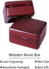 Sinzyo Music Box Vintage Musical Boxs Gift for Birthday Valentine's Day Christmas Day(Wine Red Box)...