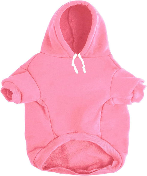 Security Dog Hoodies Dog Clothes Apparel Winter Sweatshirt Warm Sweater Cotton Puppy Small Dog Hoodie for Small Dog Medium Large Dog Cat (Pink, XX...