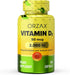 ORZAX Vitamin D3 2000 iu (50 mcg) - 1 Year Supply for Strong Muscle Function and Immune Support - Mood Supplement for Wellness (360 Softgel)...