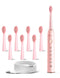 Electric Toothbrush for Adults, 5 Modes, 38,000 VPM Rechargeable, Dupont Brush Heads, Travel-Friendly, 1 Handle, Pink...