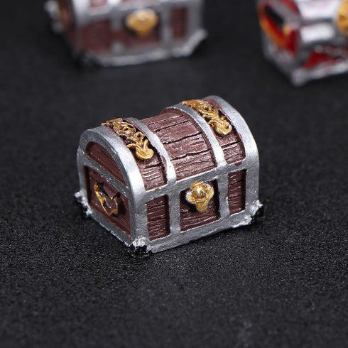 5pcs Pirate Chest Delicate Aquarium Decor Treasure Chest Decor Fish Tank Accessory Microlandscape Treasure Case Aquarium Supply Resin Craft Resin ...