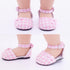 6 Pairs 18 inch Doll Shoes Hot Pink Set Boots Slippers Sandal Fits for American Dolls Shoes for 18 inch Dolls Accessories...
