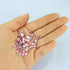 LolliBeads Resin Crystal Round Nail Art Mixed Flat Backs Acrylic Rhinestones Gems,Mix Size 1.5-5 mm, Color Light Pink (1200Pcs)...