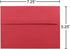 JAM PAPER A7 Colored Invitation Envelopes - 5 1/4 x 7 1/4 - Red Recycled - 50/Pack...