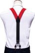YOHOWA Suspenders for Men Tie Bowtie Set Adjustable Brace Handkerchief Cufflinks Strong Clip Elastic Band Wedding Party...