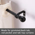 Curtain Rods for windows 66 to 120 inch,5/8 inch Decorative Curtain Rod Set, Matte Black Splicing Heavy Duty Metal Curtain Rod with Brackets...