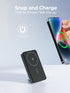 Magnetic Battery Pack 10000mAh for MagSafe, Foldable Kickstand Wireless Portable Charger with 30W USB-C Fast Charging, Only for iPhone 15/15 Plus/...