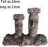 Smoothedo-Pets Aquarium Bubbler Decorations Fish Tank Decorations Aquarium Air Stone Decor Easter Island Moai Statues (Grey-Moai-Air-Stone)...