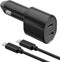 Samsung Super Fast Dual Car Charger (45W+15W) with Super Fast Charging Cable for Samsung Galaxy S22 S21 S20 Ultra Plus Note 10+,Google Pixel,Note ...
