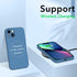 ORNARTO Compatible with iPhone 13 Case 6.1, Slim Liquid Silicone 3 Layers Full Covered Soft Gel Rubber Case Cover 6.1 inch-Blue...