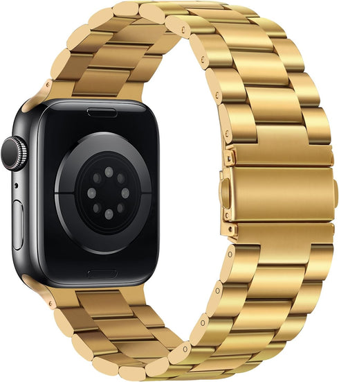 Tasikar Band Compatible with Apple Watch Band 42mm (Series 10) 41mm 40mm 38mm Premium Stainless Steel Metal Replacement Strap Compatible with Appl...