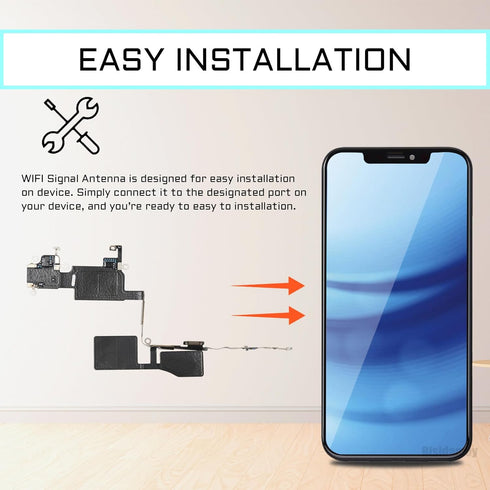 for iPhone 11 PRO MAX WiFi Bluetooth Antenna Flex Cable Replacement 11PROMAX WLAN Bluetooth Antenna Connector with Repair Fix Tool A2161 A2220 A22...