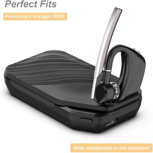 Charging Case for Plantronics Voyager 5200, Potable Charger Case Station with USB Cable for Voyager 5200 Headset...