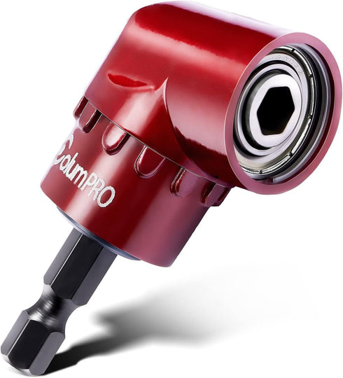 1/4 Inch 105 Degree Right Angle Driver Adapter Hex Shank Power Screwdriver,Quick Change Drive and Magnetic Bit Socket Right Angle Drill Attachment...