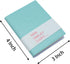 Yansanido 8 Pcs 3 Inch x 4 Inch 96 Sheets (192 Pages) Pocket Notebook with PU Leather Case Softcover for School and Office Supplies Color Random...