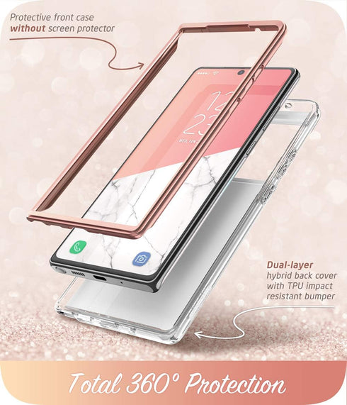 i-Blason Cosmo Series Case Designed for Galaxy Note 20 5G 6.7 inch (2020 Release), Protective Bumper Marble Design Without Built-in Screen Protect...
