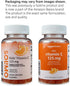 Amazon Basics Kids' Vitamin C 125mg Gummies, Orange, 60 Count, Immune Health, 2 Month Supply (Previously Solimo)...