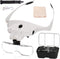 Magnifying Glasses, USB Charging Headband Magnifier Head Mount Magnifying Glasses with LED Light for Jewelry Craft Watch Hobby 5 Lenses 1.0X 1.5X ...