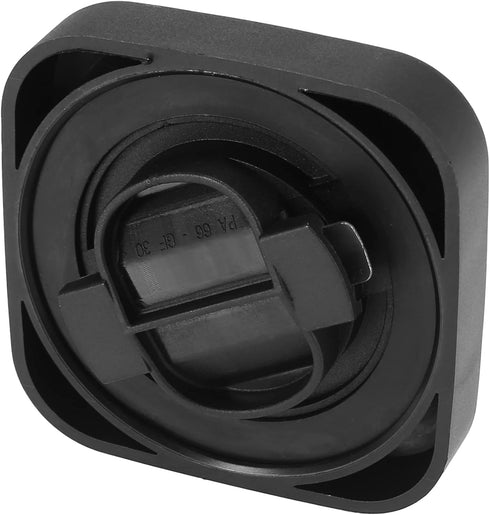 X AUTOHAUX Black Engine Oil Filler Cap Cover Replacement 11121743294 for BMW E36 E46 328 E39 528 E53 X5...