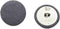 20PC Sewing Satin Fabric Cloth Covered Buttons with Metal Shank Round Buttons for DIY Sewing Clothing Craft Buttons, Grey, 25mm...