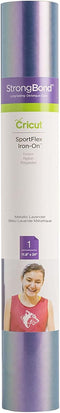 Cricut SportFlex Iron On Vinyl - Lavender (12' x 24'), HTV Heat Transfer Vinyl for Sportswear (Polyester & Nylon)...