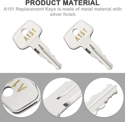 A151 SKS roof rack key,Replacement Key for Yakima SKS Ski, Roof, Carrier Racks,Cargo Box and Crossbars.(Code A151-2 pcs)...