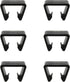 6pcs Outdoor Furniture Clips Patio Sofa Clips Black Plastic Chair Fasteners Connect Outdoor Couch Patio Furniture Inner Width 1.69"...