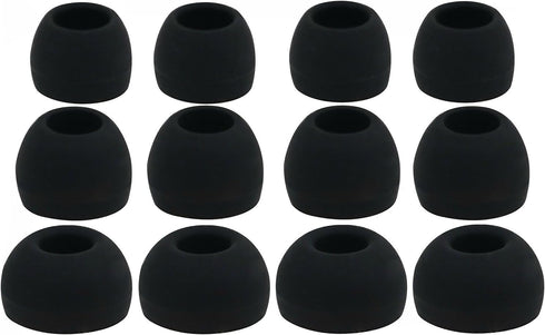 12pcs (All-B) 4S / 4M / 4L Replacement Ear Adapters Earbuds Ear Tips Set Compatible with Symphonized in Ear Earphones Headphones...