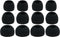 12pcs (All-B) 4S / 4M / 4L Replacement Ear Adapters Earbuds Ear Tips Set Compatible with Symphonized in Ear Earphones Headphones...