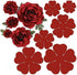 3D Rose Flower Metal Die Cuts,Wedding Flower Leaf Leaves Cutting Dies Cut Stencils for DIY Scrapbooking Album Decorative Embossing Paper Dies for ...