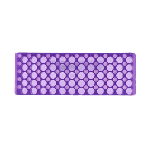 uxcell Polypropylene Test Tube Rack Double Panel 60 Well for 0.5ml/1.5ml/2ml Centrifuge Tube Holder Purple 2Pcs...