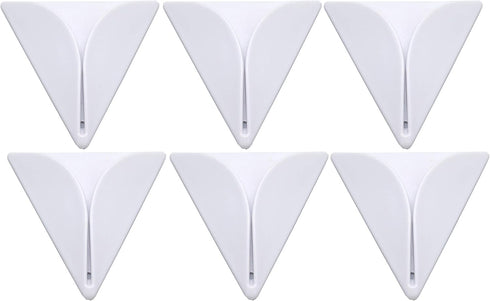 FGen 6pcs Wall Paste Does Not Fall Off Firmly Triangle Type Self-Adhesive Towel Hook...
