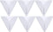 FGen 6pcs Wall Paste Does Not Fall Off Firmly Triangle Type Self-Adhesive Towel Hook...