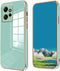 Compatible with Redmi Note 12 4G Case Silicone Pink, Plating Xiaomi Redmi Note 12 4G Phone Case Shockproof Thin and Soft Cover (Green)......